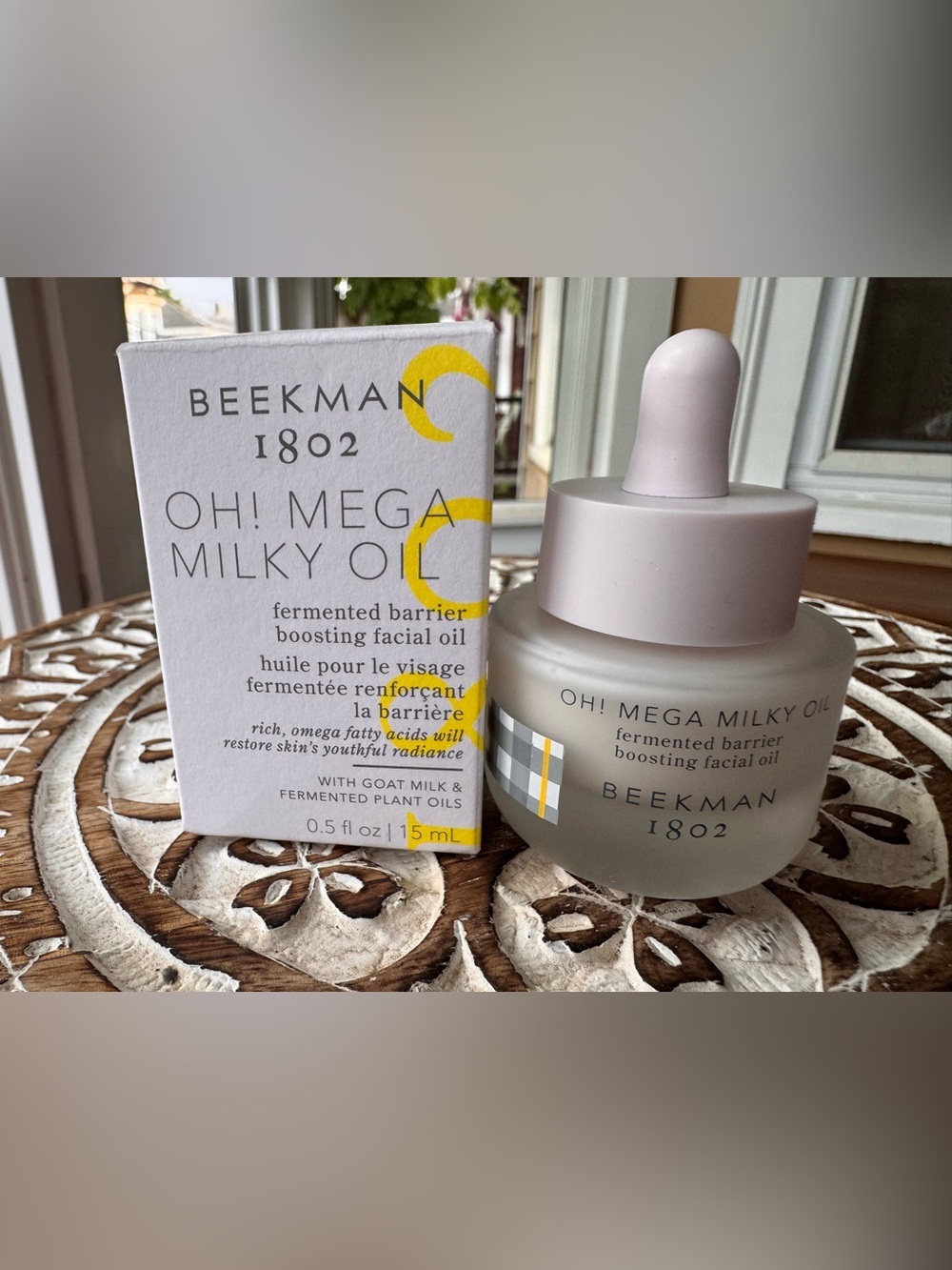 Beekman 1802 Oh! Mega Milky Oil Fermented Barrier Boosting Facial Oil 15mL